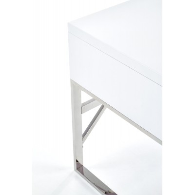 B32 biurko biały-chrom (2p1szt)