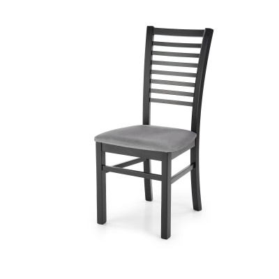 GERARD6 krzesło czarny / tap: velvet Monolith 85 (popiel) (1p2szt)