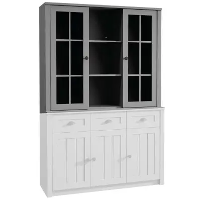 Nadstawka komody Prowansja W2D (Grey - Szara)